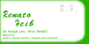 renato heib business card